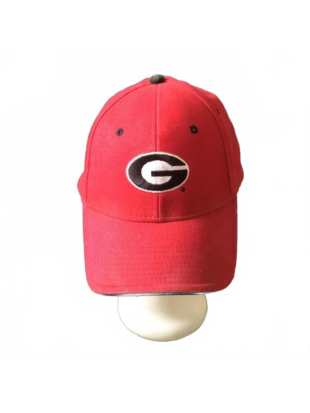 Signatures Georgia Bulldogs Red Baseball Cap with Black and White 'G' Logo
